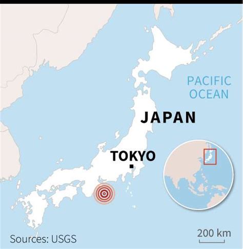 61 Magnitude Quake Strikes Off Central Japan No Tsunami Advisory