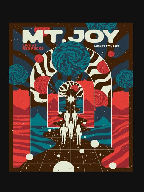 "MT JOY Merch mt joy red rocks 2022" T-shirt for Sale by carlosmendez | Redbubble | mt joy t ...