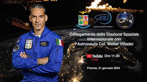 Collegamento Dalla Stazione Spaziale Internazionale Dell Astronauta Col