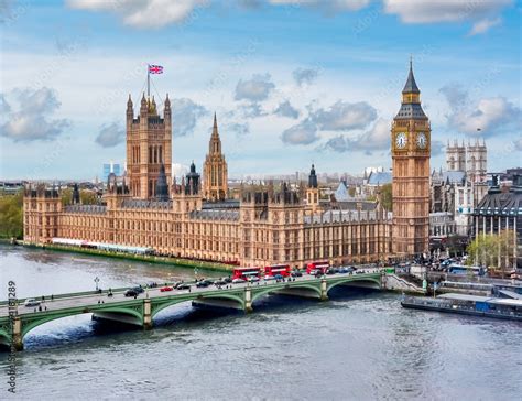 Fototapeta Pałac Westminsterski i Big Ben Londyn Wielka