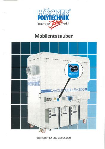 HÖCKER POLYTECHNIK VACUMOBIL EA300 WOOD TEC PEDIA