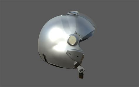 Msa Gallet La100 Jet Pilot Flight Helmet 3d Model Cgtrader