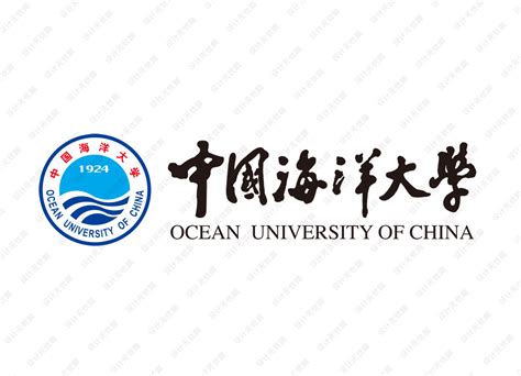 中国海洋大学校徽logo矢量标志素材 设计无忧网