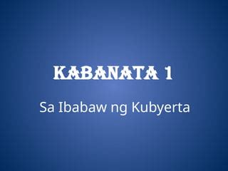 kabanata  el filibusterismo sa ibabaw ng kubyerta pptx