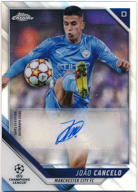 Yahoo Joao Cancelo Topps Chrome Uefa Champi