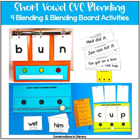 CVC Words Short Vowels Phoneme Blending And Segmenting Phonics