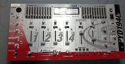 Pyle Pro Pyd Rack Mount Ch Professional Mixer Read