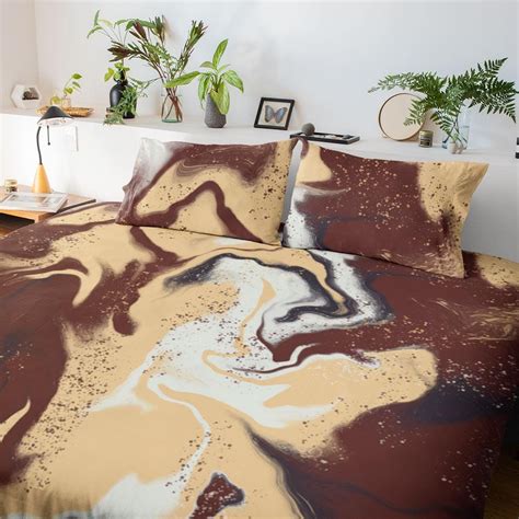 Coffee Marble Quilt Cover Set Little Squiffy Reviews On Judge Me