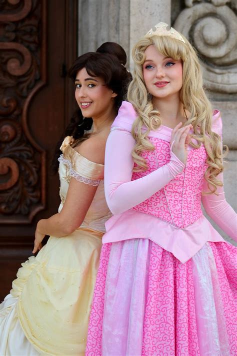 Belle And Sleeping Beauty Disney Princess Cosplay By