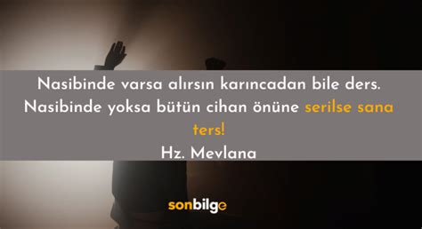 Mevlana Sözleri İbretlik 140 Söz