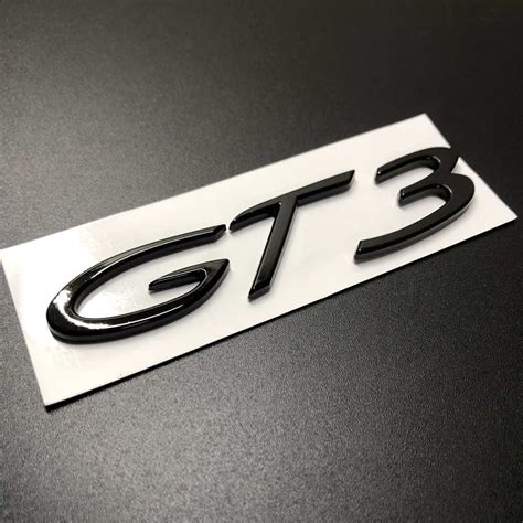 Gt3 Modified Emblem Car Rear Lid Trunk Boot Racing Sticker Badge For