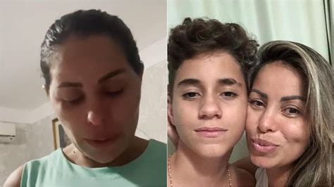 Walkyria Santos clama por Deus após morte do filho aos 16 anos Pai