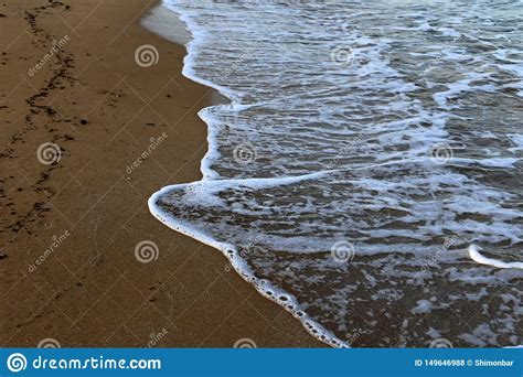 Costa Del Mar Mediterr Neo En Israel Foto De Archivo Imagen De Agua