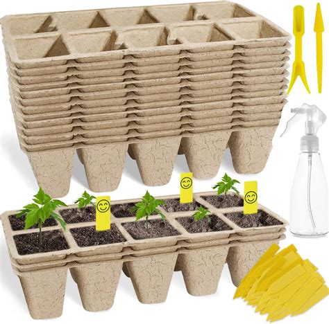 Amazon Growneer Cells Peat Pots Seed Starter Trays Packs