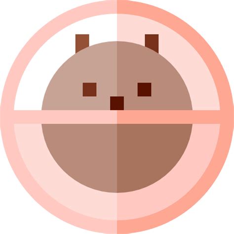 Hamster Ball Basic Straight Flat Icon