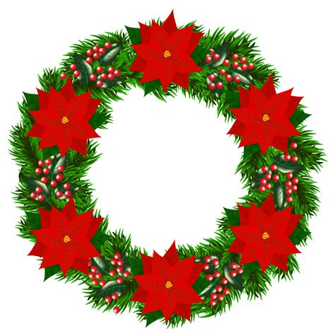 Poinsettia clipart border, Poinsettia border Transparent FREE for ...