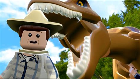 LEGO Jurassic World Dr Alan Grant JP3 Performs All Minifigure Cutscenes ...