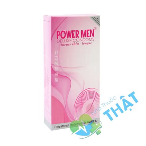 Bao Cao Su Power Men Super Thin Longer Chống Xuất Tinh Sớm