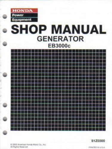 Honda Eg 3000 Generator Manual - surferupload