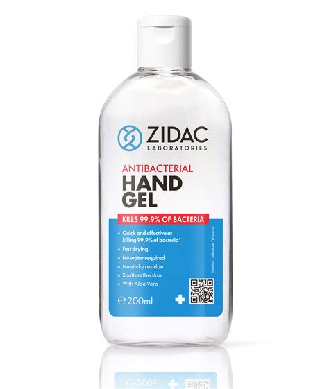 Zidac 70 Alcohol Antibacterial Hand Sanitiser 200ml Zidac