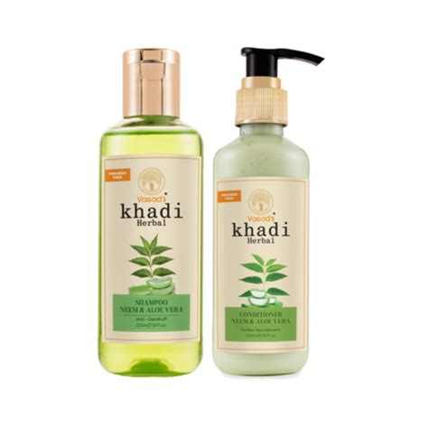 Vagad S Khadi Herbal Gramodaya Neem Aloevera Shampoo Conditioner