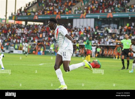 YAMOUSSOUKRO COTE D IVORE JANUARY 15 Mohamed Bayo Of Guinea During