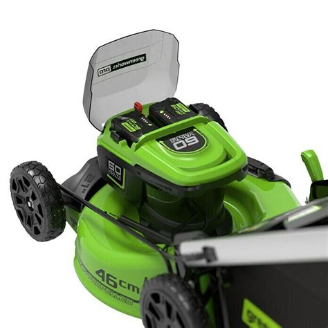 Greenworks 60V Akkusystem Akku Rasenmäher GD60LM46SP 60 V 1 Akku 4