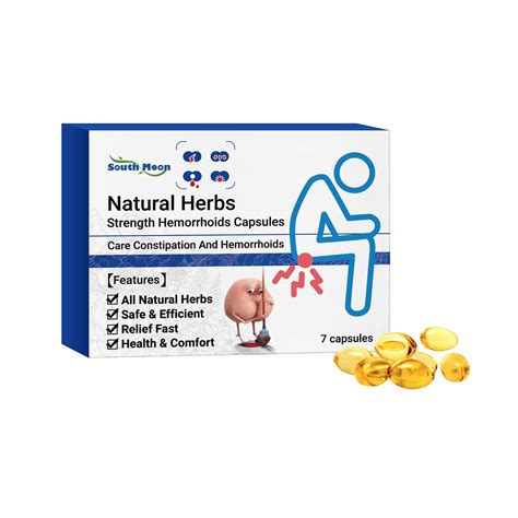 South Moon Herbal Hemorrhoids Capsule Herbal Repair Anal Department