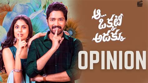 Aa Okkati Adakku Movie Opinion Aa Okkati Adakku Review Allari