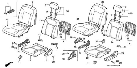 Honda Accord Wagon Pad R Fr Seat Cushion Molding Body Front