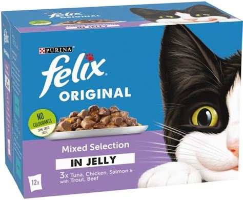 felix cat food mixed selection  jelly wet cat food