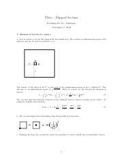 Flipped Pset Solution Pdf Ph A Flipped Section Problem Set