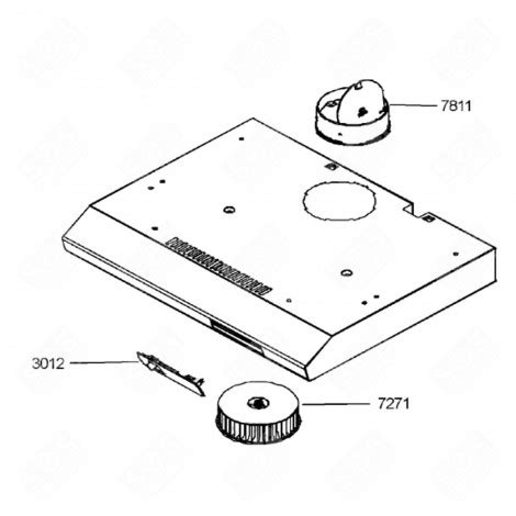 Bandeau de commande repère 3012 d origine WHIRLPOOL BAUKNECHT IGNIS