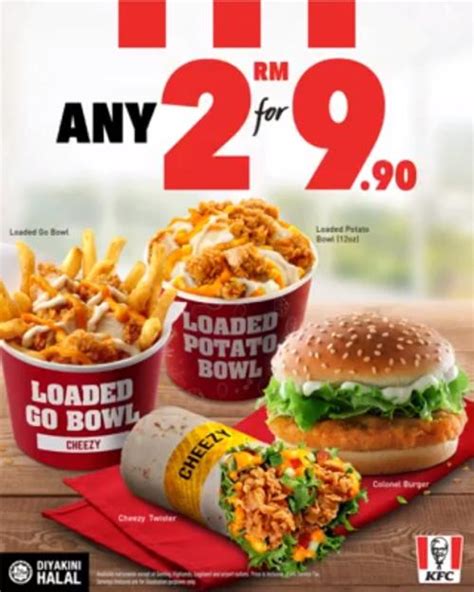 KFC Mix Any 2 for RM9.90 Promotion at Selected Outlets (24 February ...