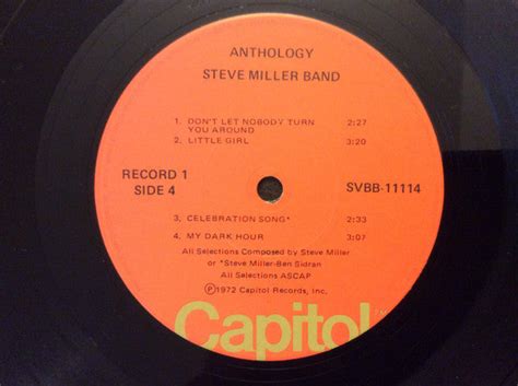 Steve Miller Band Anthology Vinyl Pursuit Inc