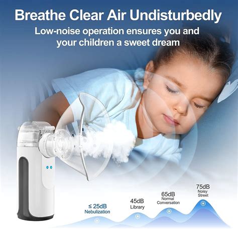 Portable Handheld Nebulizer for Cough Relief - Personal Cool Mist Steam ...