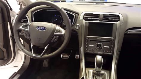 2016 Ford Fusion Titanium Interior Walkaround Price Ford USA Cars YouTube