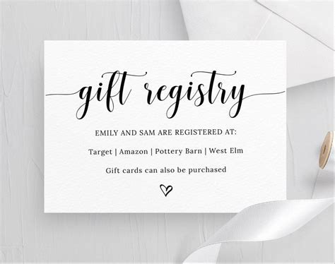 how to add amazon gift card to wedding registry