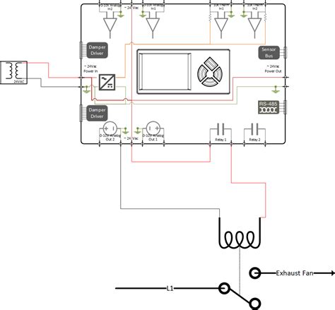 Exhaust Fan Schematic Diagram