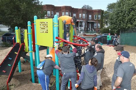 Seen@ Ribbon cutting of Greater Holyoke YMCA playground – Grow Holyoke