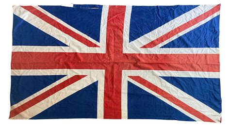 Large WW2 Period Printed Cotton British Union Jack Double Sided Flag