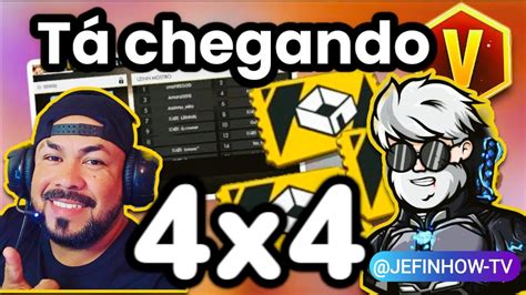 FREE FIRE AO VIVO 4x4 TA CHEGANDO2v2 SALA MALUCAVEM VERIFICADO