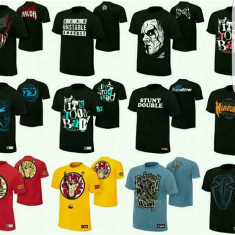 Authentic WWE tshirts, Men's Fashion, Clothes on Carousell