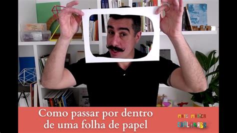 Como Passar Por Dentro De Uma Folha De Papel Youtube