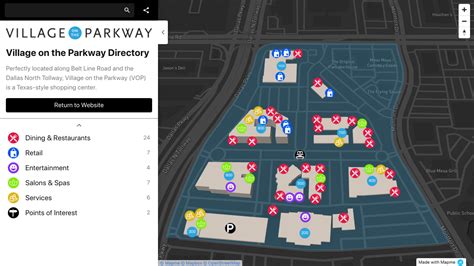 Village on the Parkway Directory | Interactive Map