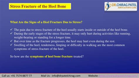 PPT - Stress Fracture of the Heel Bone | Symptoms & Treatment PowerPoint Presentation - ID:12126783