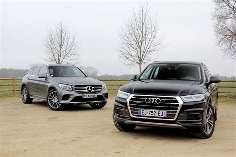 Comparatif vidéo Audi Q5 vs Mercedes GLC stars du ring