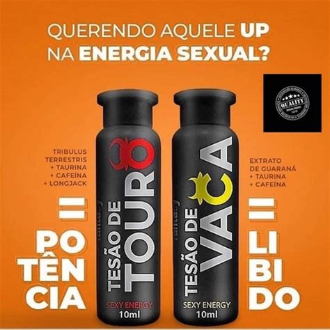 Kit Tesão De Touro Tesão De Vaca Energético Afrodisíaco 10ml Sexy