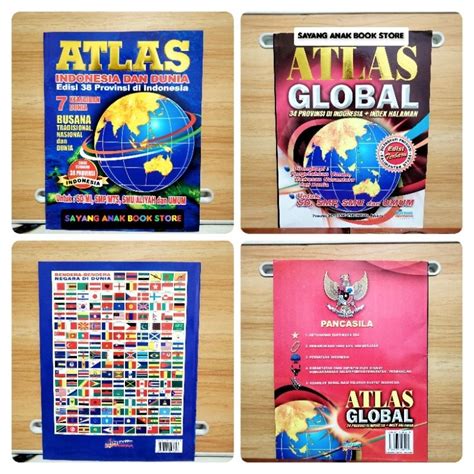 Jual Buku Besar Atlas Indonesia And Dunia 7 Keajaiban Dunia Untuk Sd Smp