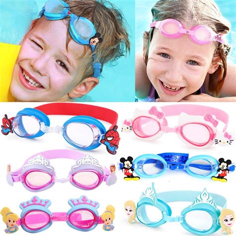 Disney High Quality Kids Cartoon Swim Goggles Swimming Kids Cartoon